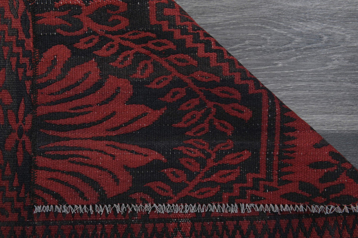 El yapımı vintage yolluk 79x259 cm oryantal desenli yün - farklı açıdan görünüm
