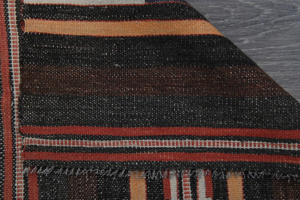 El yapımı vintage yolluk 74x254 cm oryantal desenli yün - farklı açıdan görünüm