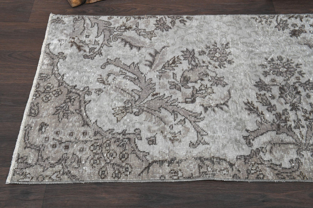 El yapımı vintage yolluk 76x262 cm oryantal desenli yün - desen detayı