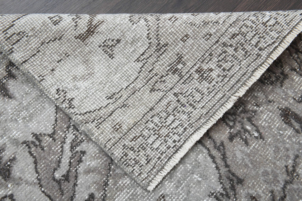 Folk Art Turkish Oushak Runner Rug