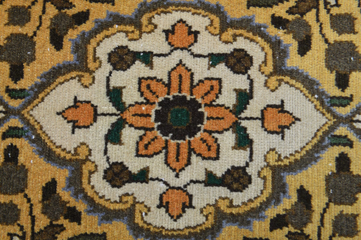 El yapımı vintage yolluk 58x378 cm oryantal desenli yün - farklı açıdan görünüm