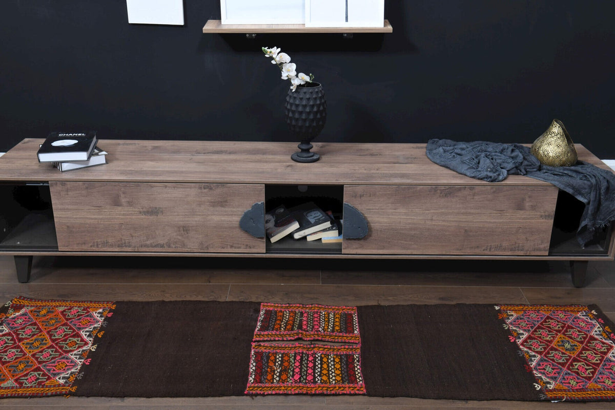Vintage Turkish Kilim Runner Rug