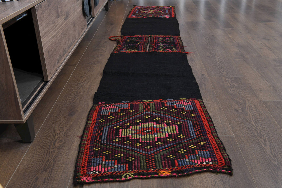 Ikat Turkish Kilim Runner Rug
