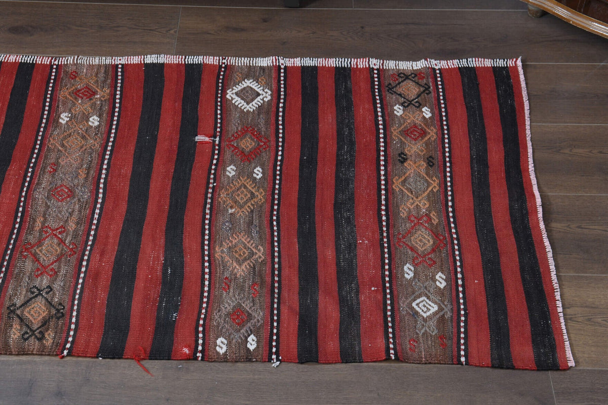 El yapımı vintage yolluk 76x315 cm oryantal desenli yün - farklı açıdan görünüm