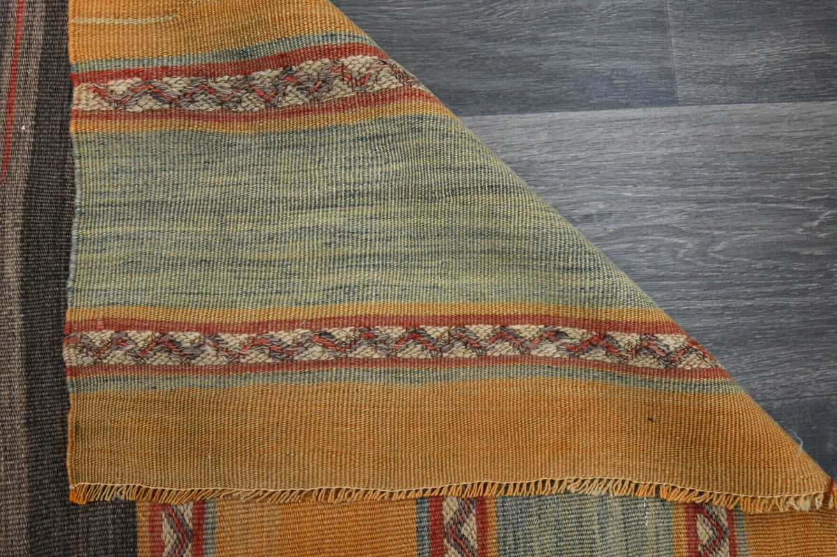 El yapımı vintage yolluk 81x284 cm oryantal desenli yün - farklı açıdan görünüm