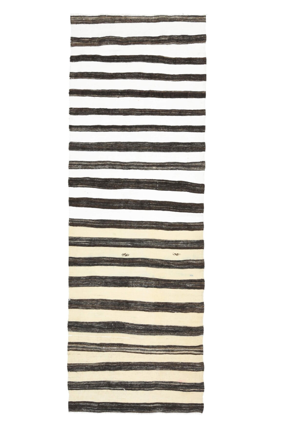 El yapımı vintage yolluk 76x224 cm oryantal desenli yün