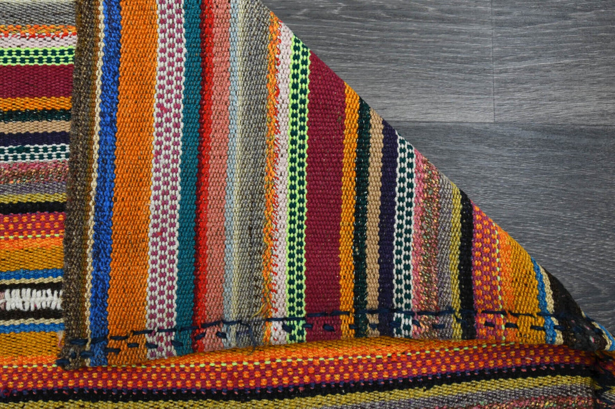 El yapımı vintage yolluk 76x216 cm oryantal desenli yün - farklı açıdan görünüm