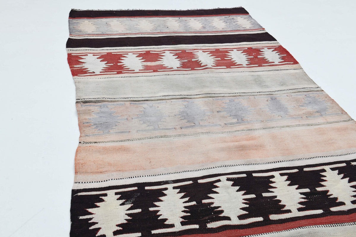 Striped Multicolor Kilim Runner