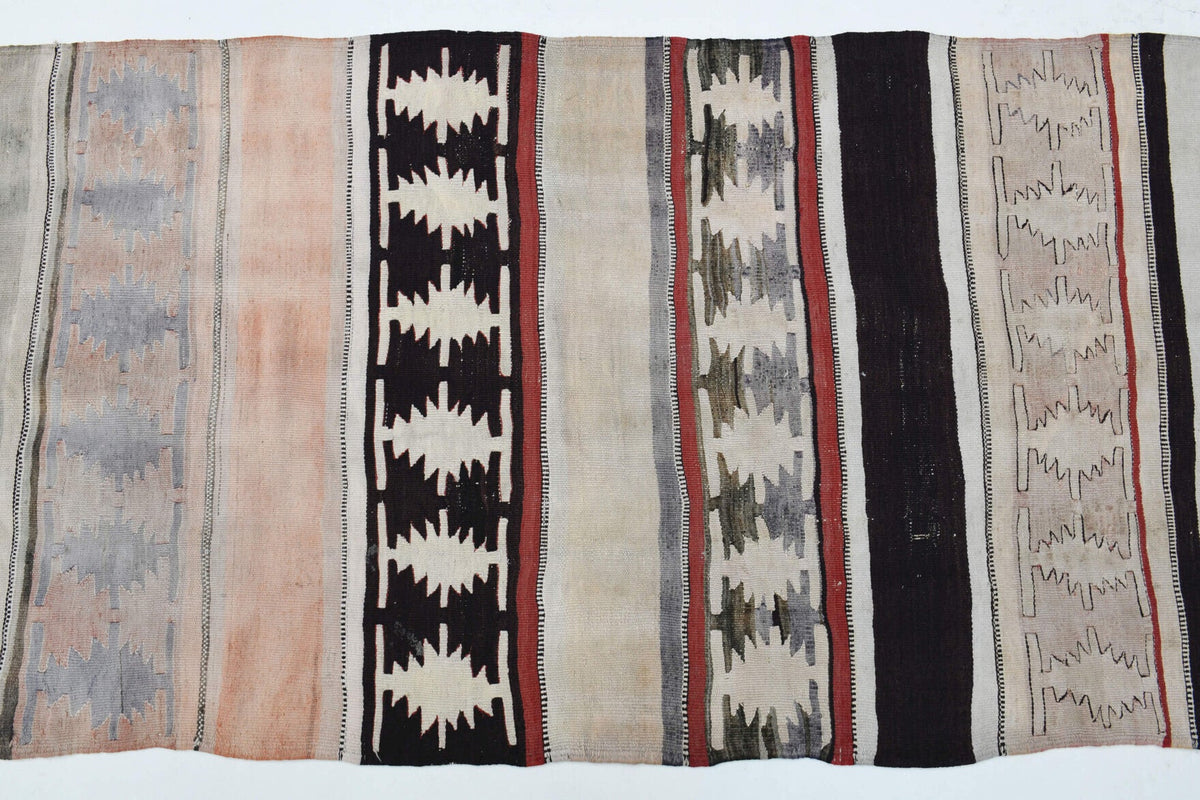 Striped Multicolor Kilim Runner
