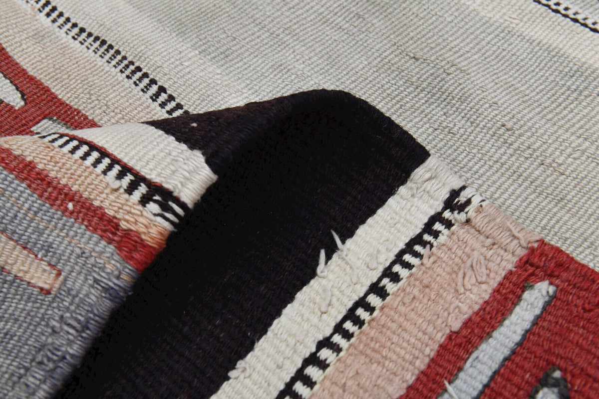 Striped Multicolor Kilim Runner