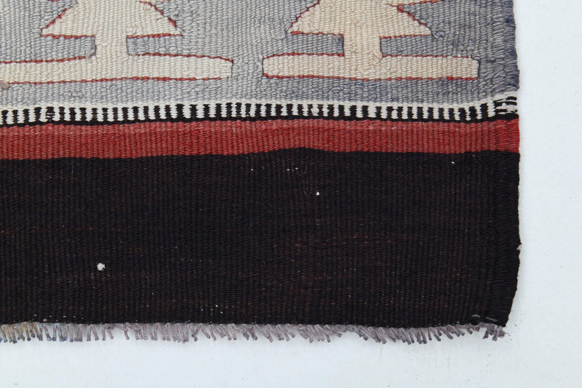 Striped Multicolor Kilim Runner