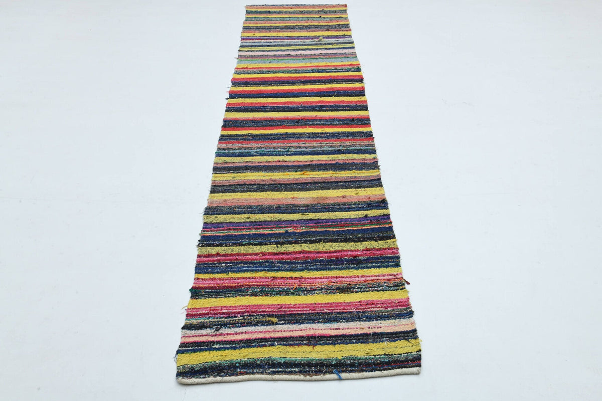 Turkish Rainbow Kilim Runner