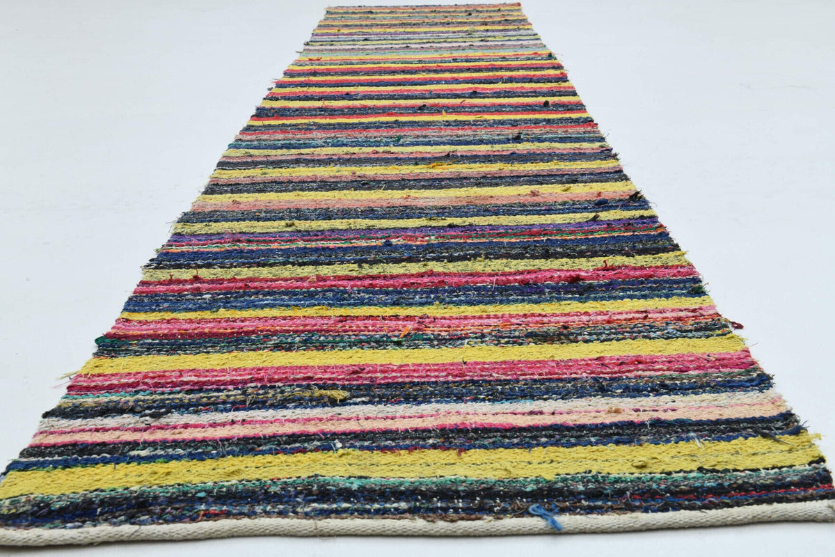 Turkish Rainbow Kilim Runner