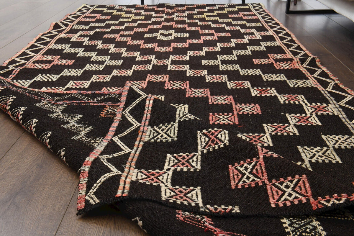 Brown Turkish Runner Rug