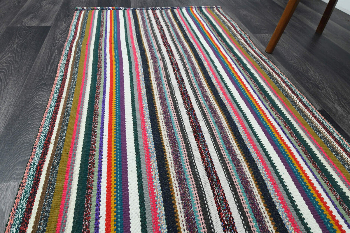 Extra Long Turkish Kilim Runner Rug