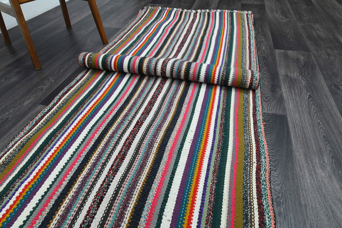 Extra Long Turkish Kilim Runner Rug