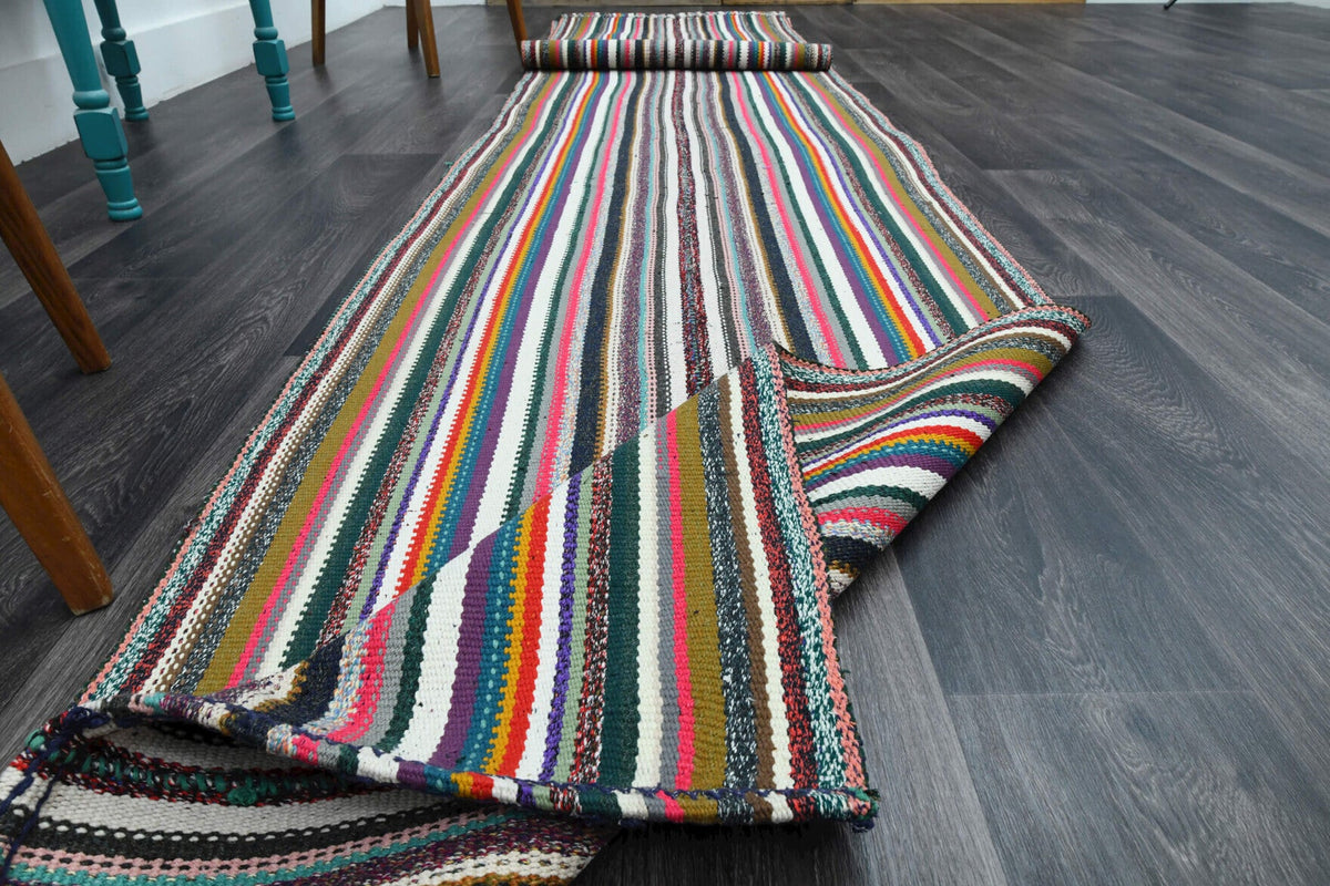 Extra Long Turkish Kilim Runner Rug