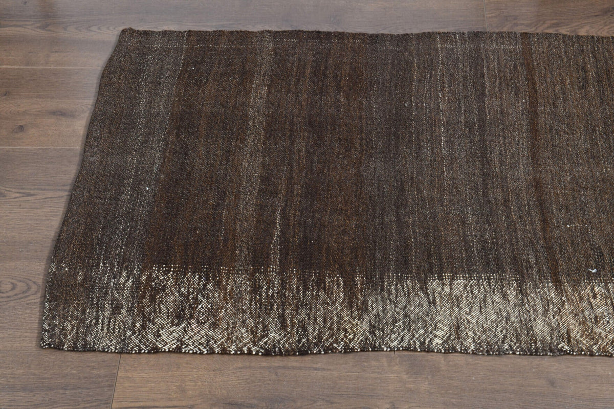 El yapımı vintage halı 61x213 cm tribal desenli yün - mekan görünümü