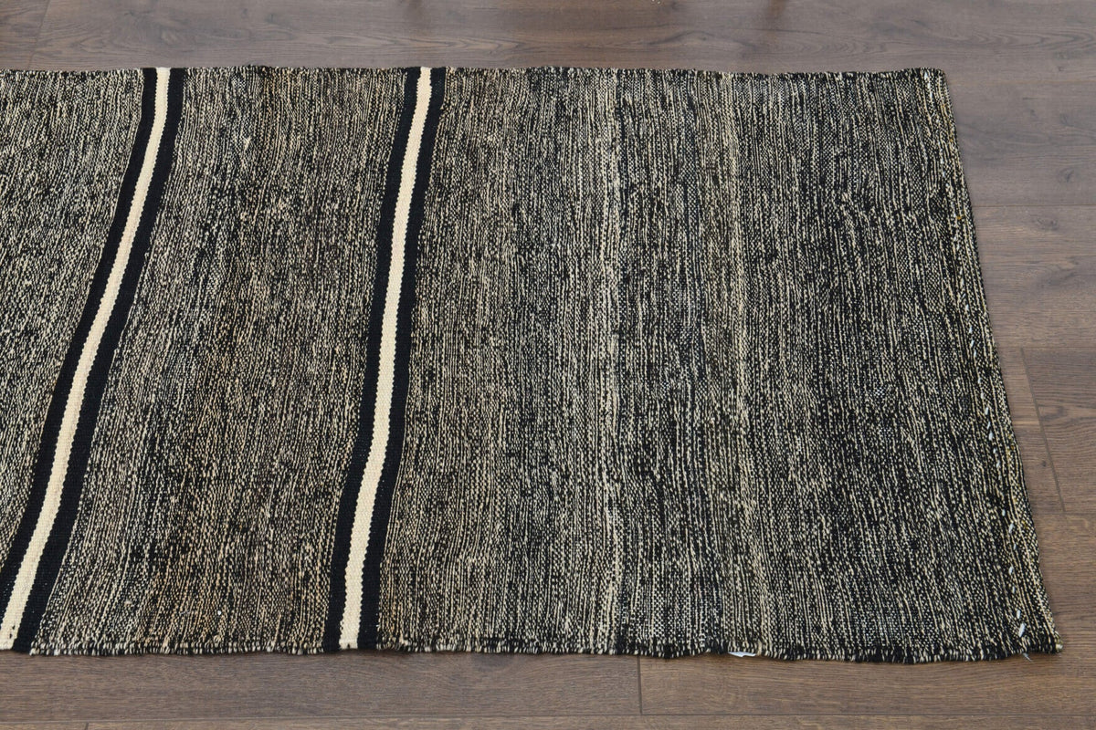 El yapımı vintage yolluk 61x305 cm i̇kat desenli yün - desen detayı