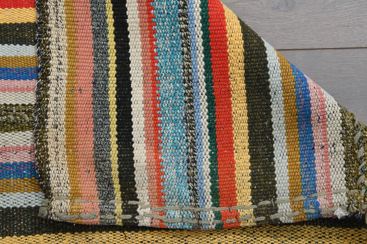 Turkish Striped Kilim Rug