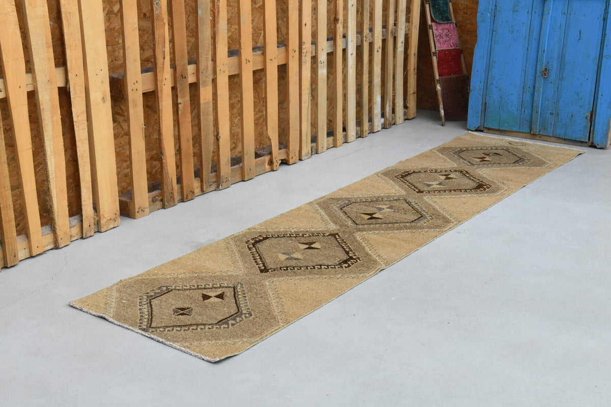 Natural Turkish Runner Rug
