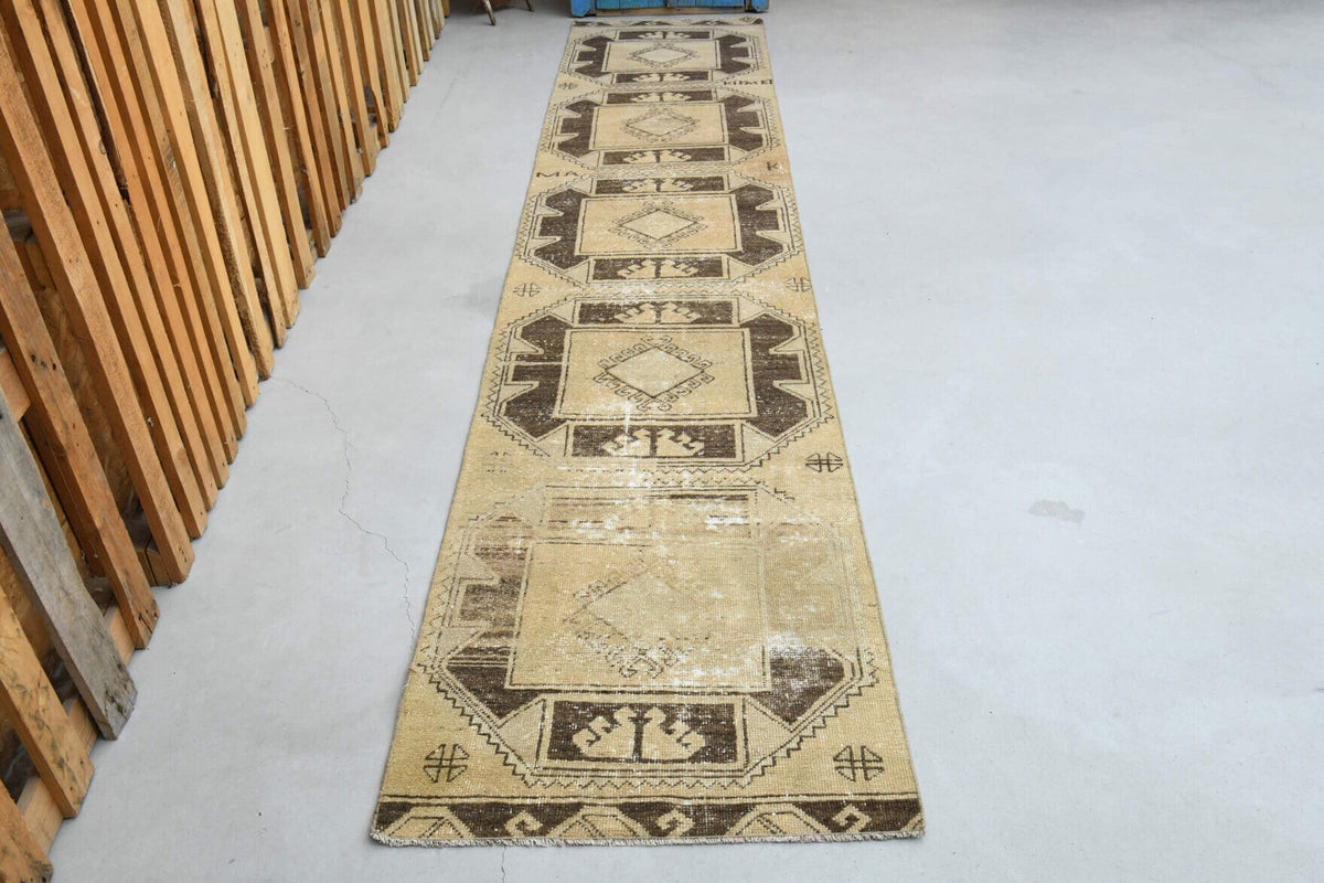Turkish Oushak Runner Rug