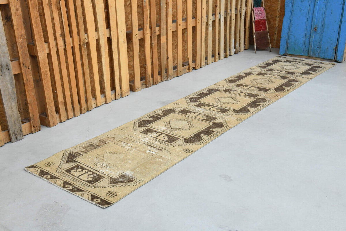Turkish Oushak Runner Rug