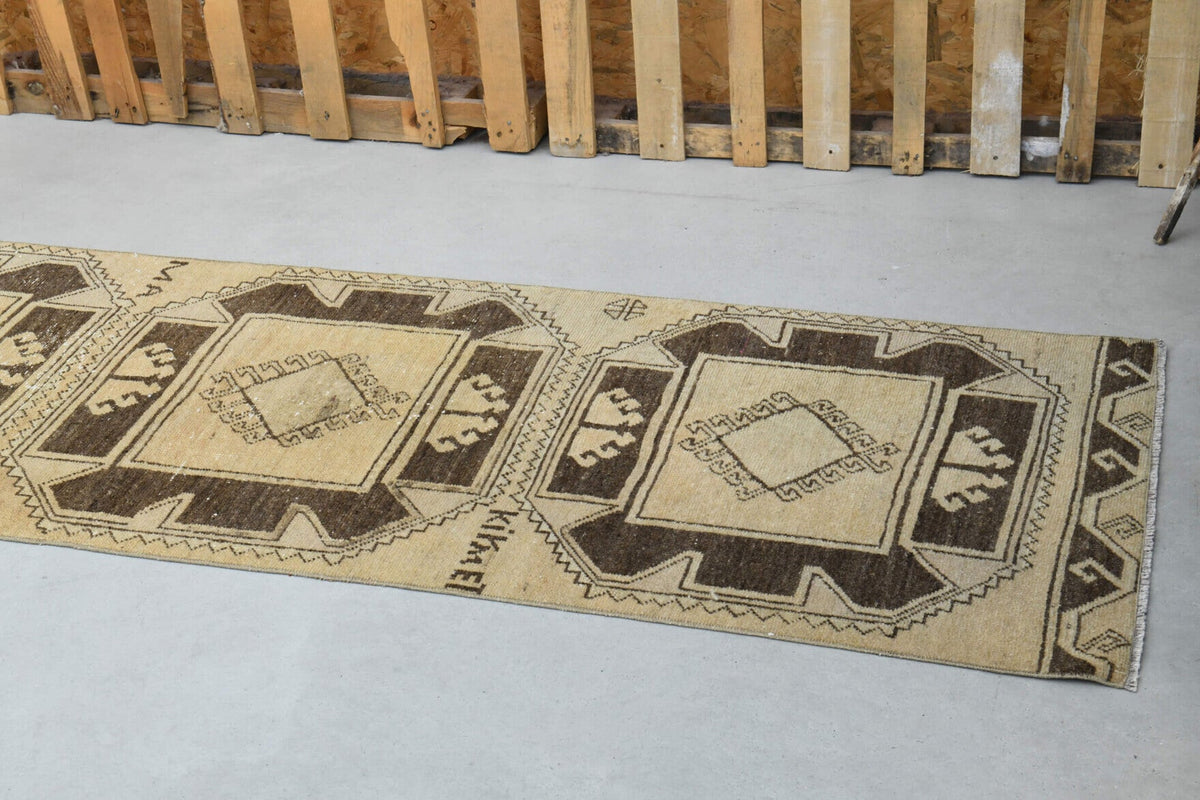 Turkish Oushak Runner Rug