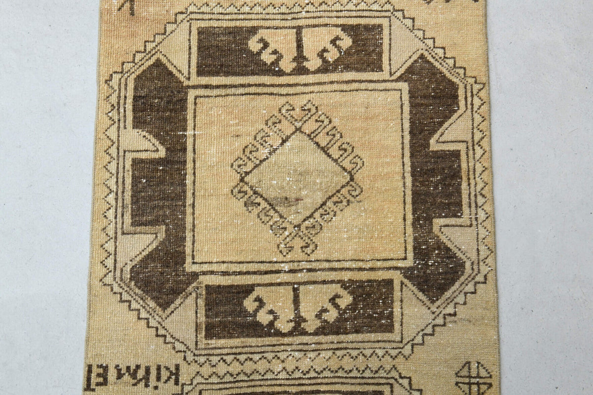 Turkish Oushak Runner Rug