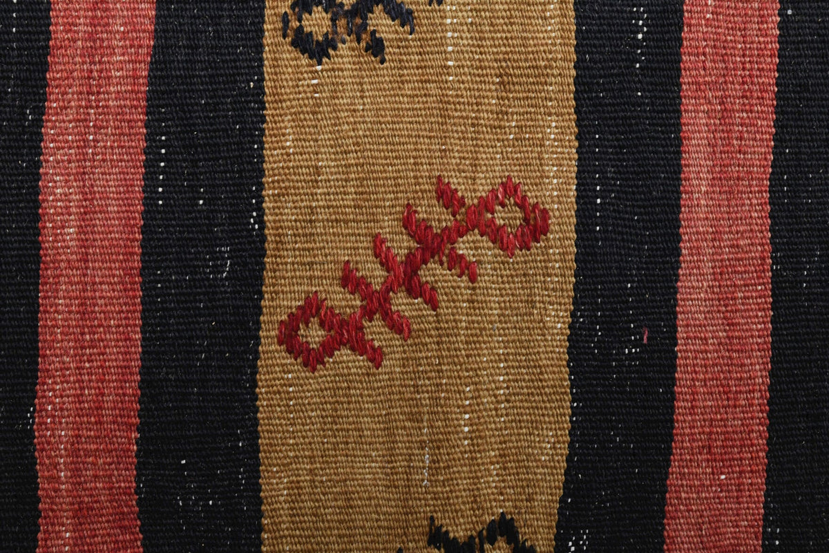El yapımı vintage yolluk 132x333 cm oryantal desenli yün - farklı açıdan görünüm