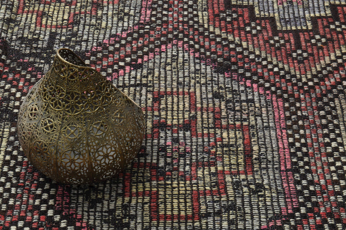 El yapımı vintage halı 170x272 cm oryantal desenli yün