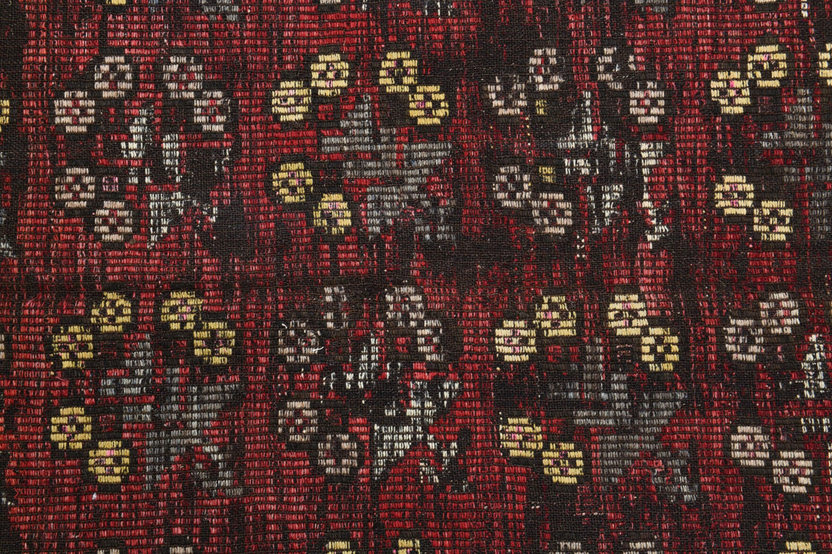 Turkish Vintage Area Kilim Rug