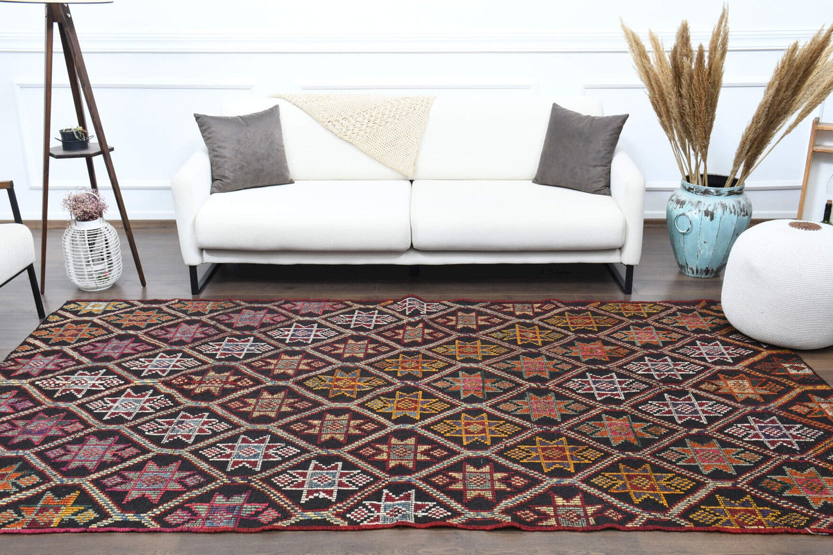 Turkish Vintage Kilim Rug