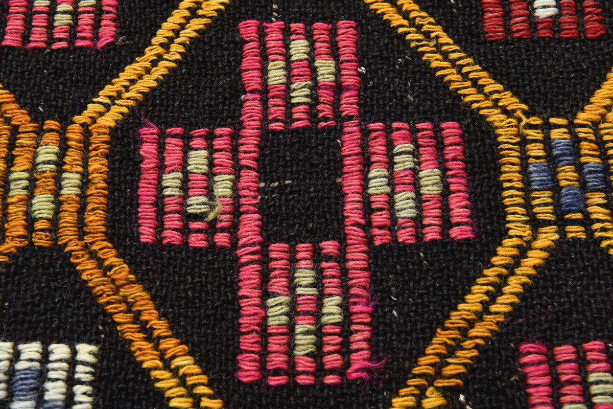 Turkish Vintage Area Kilim Rug