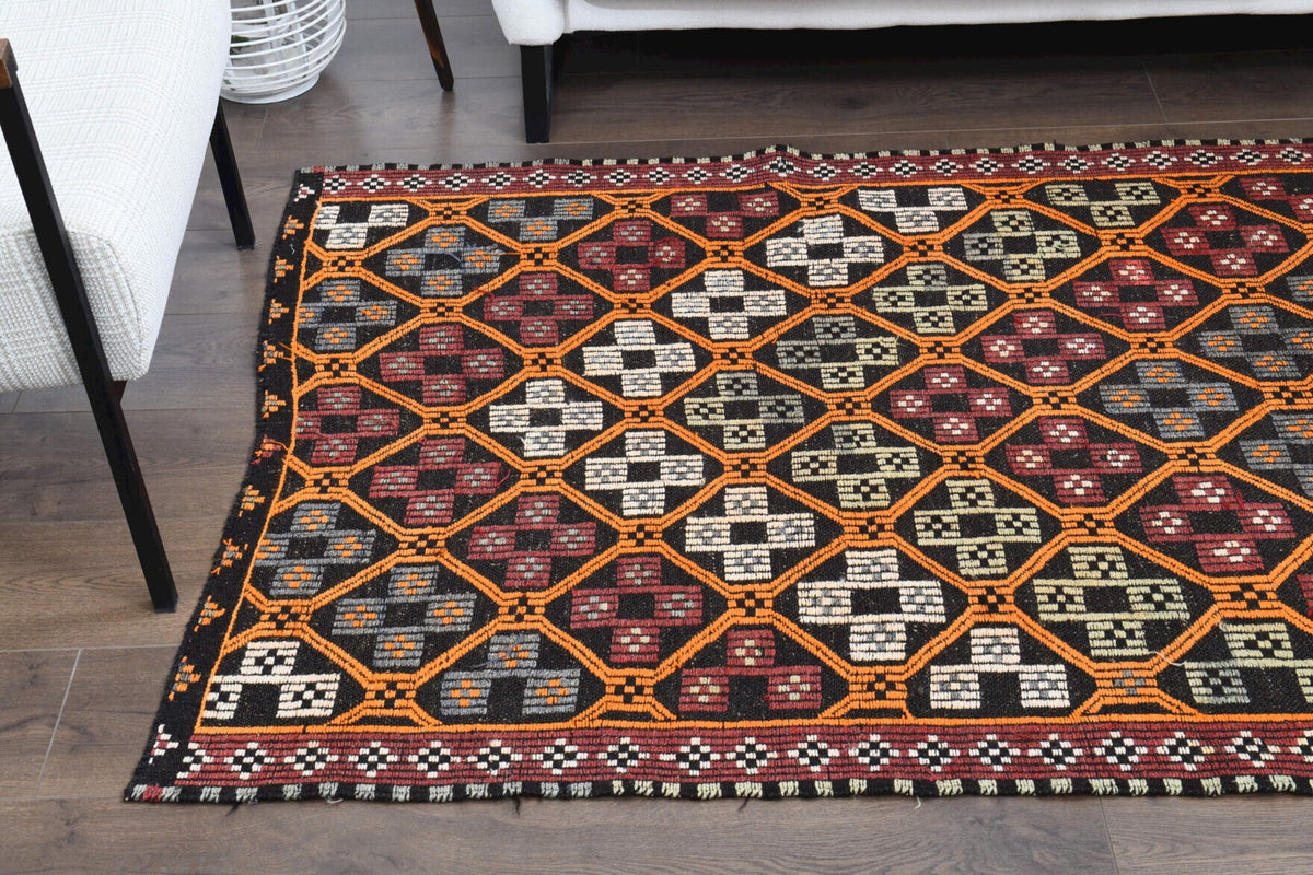 Honeycomb Vintage Kilim Runner