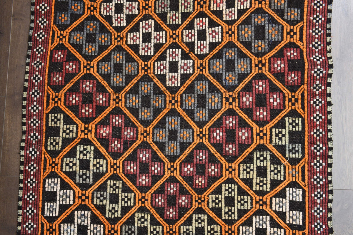 Honeycomb Vintage Kilim Runner