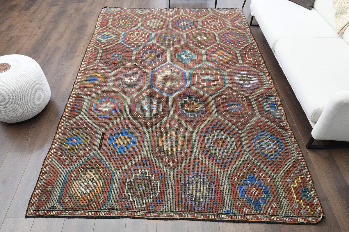 Flatweave Vintage Area Rug
