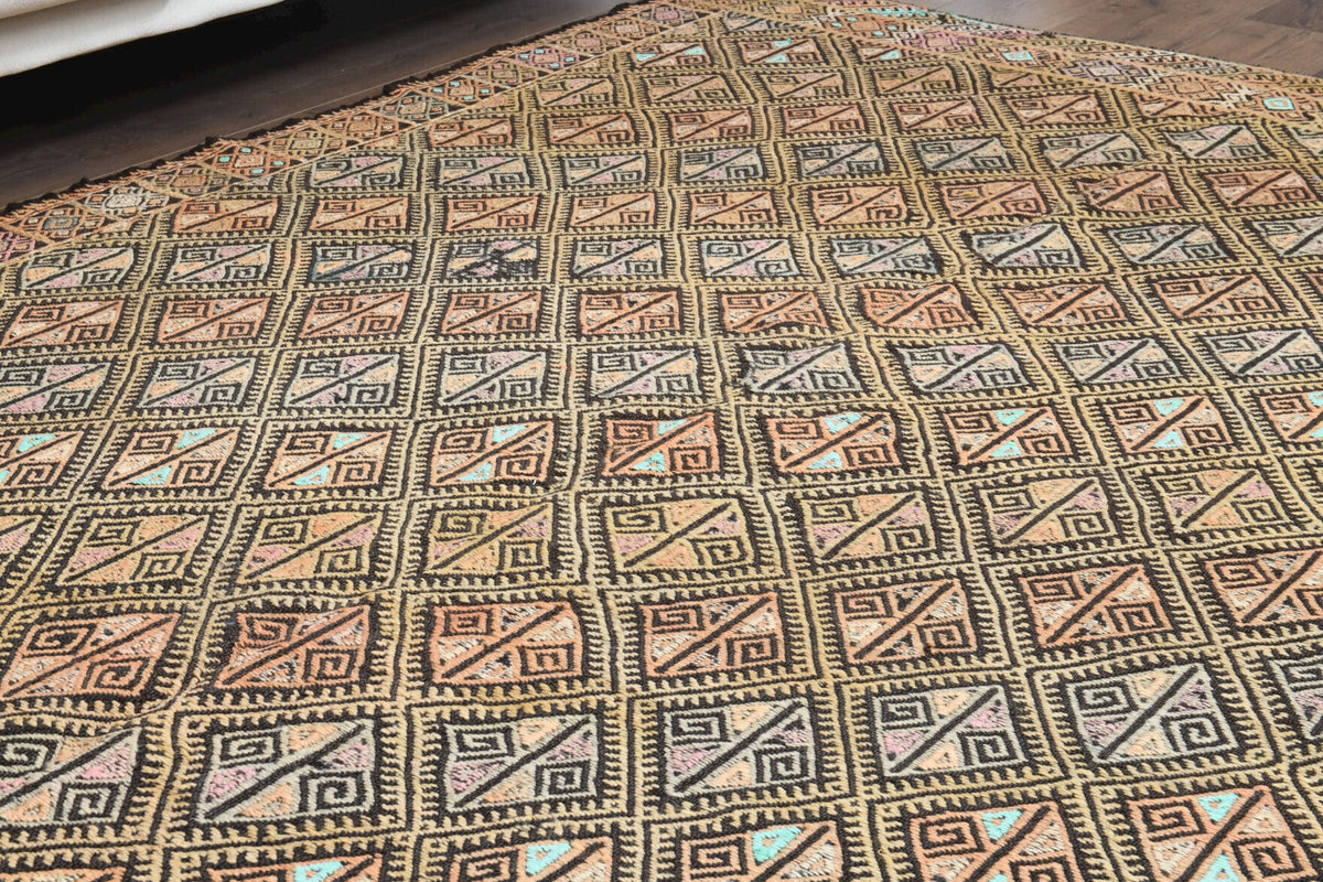 Greek Keys Kilim Carpet