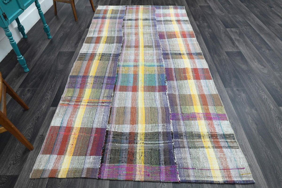 Turkish Vintage Area Patchwork Rug