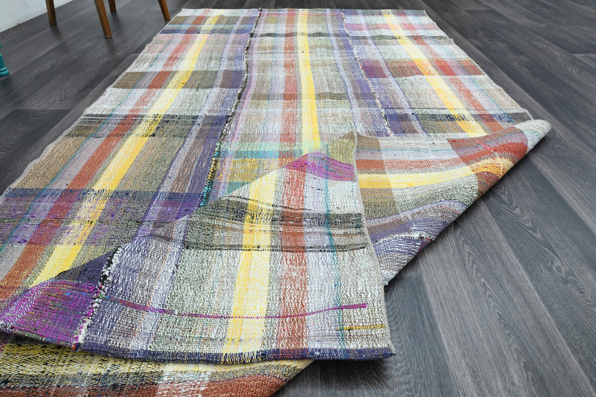 Turkish Vintage Area Patchwork Rug