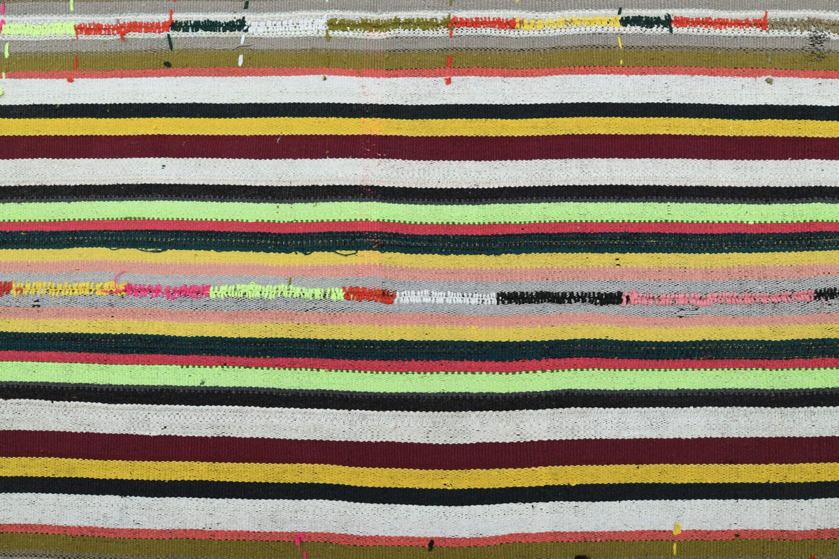 Turkish Vintage Striped Rug
