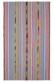 Colorful Kilim Turkish Striped Rug