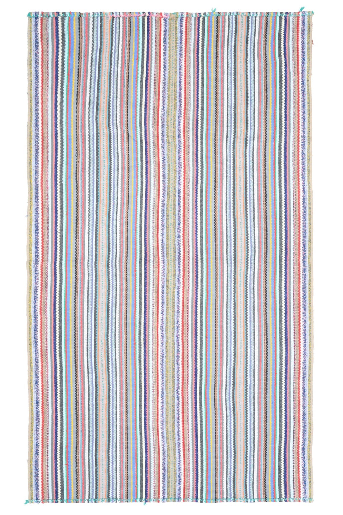Turkish Vintage Area Kilim Rug