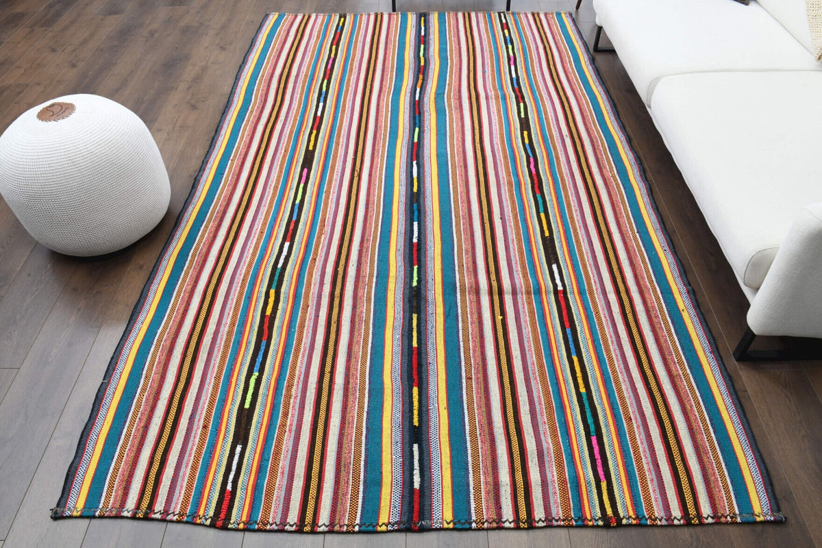 Turkish Striped Area Rug