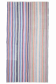 Turkish Vintage Striped Kilim Rug