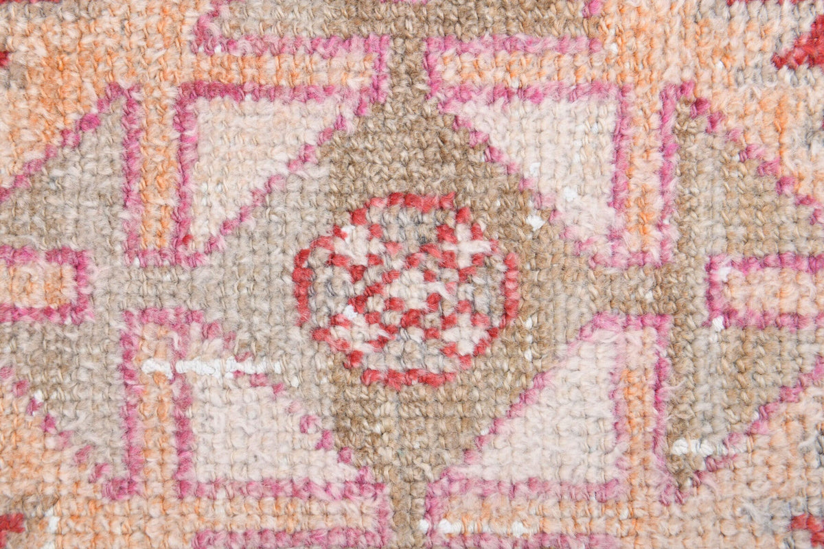 Red Vintage Anatolian Runner Rug