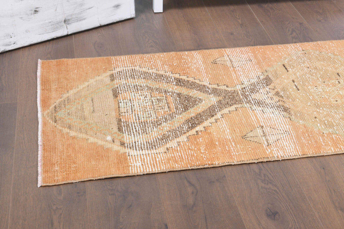 Vintage Oushak Runner Rug