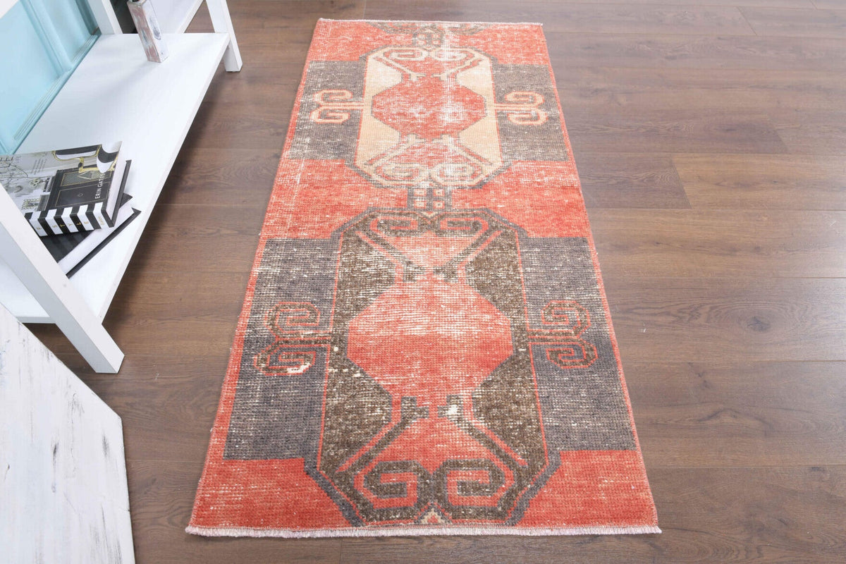 Oushak Vintage Runner Rug