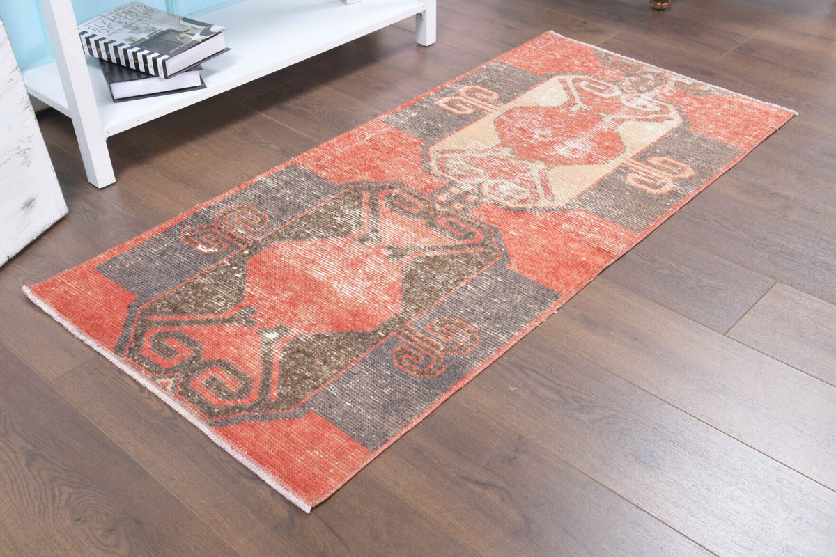 Oushak Vintage Runner Rug