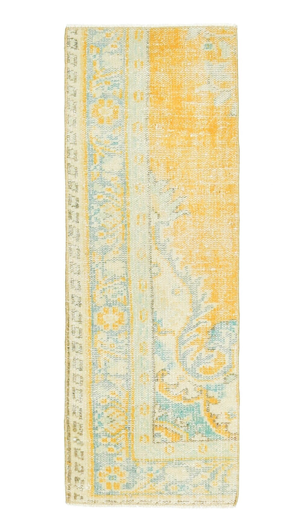 Turkish Vintage Mini Oushak Rug